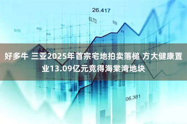 好多牛 三亚2025年首宗宅地拍卖落槌 方大健康置业13.09亿元竞得海棠湾地块